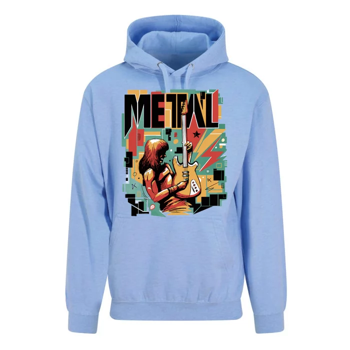 Metal Music Abstract Unisex Surf Hoodie