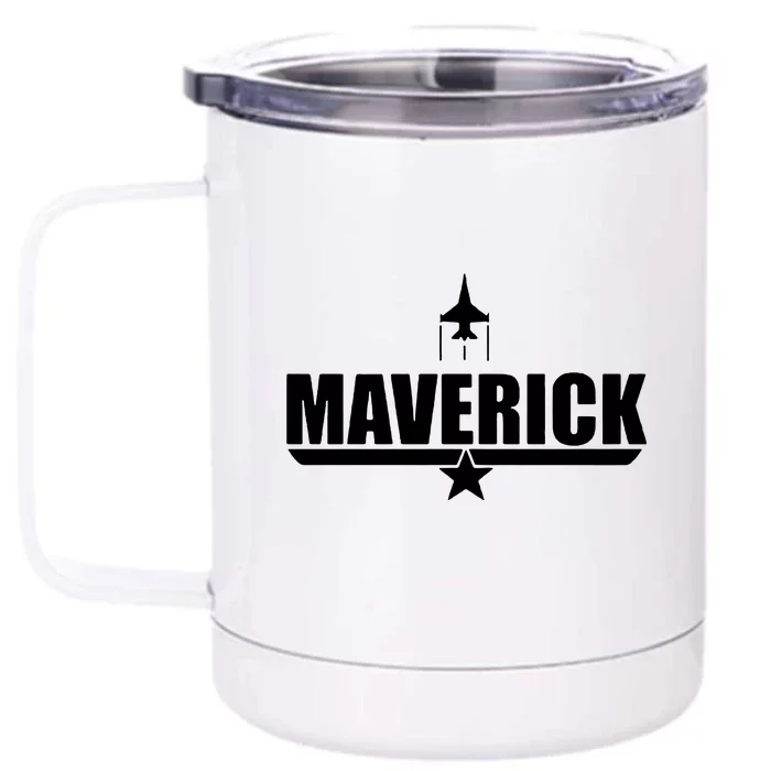 Maverick Front & Back 12oz Stainless Steel Tumbler Cup