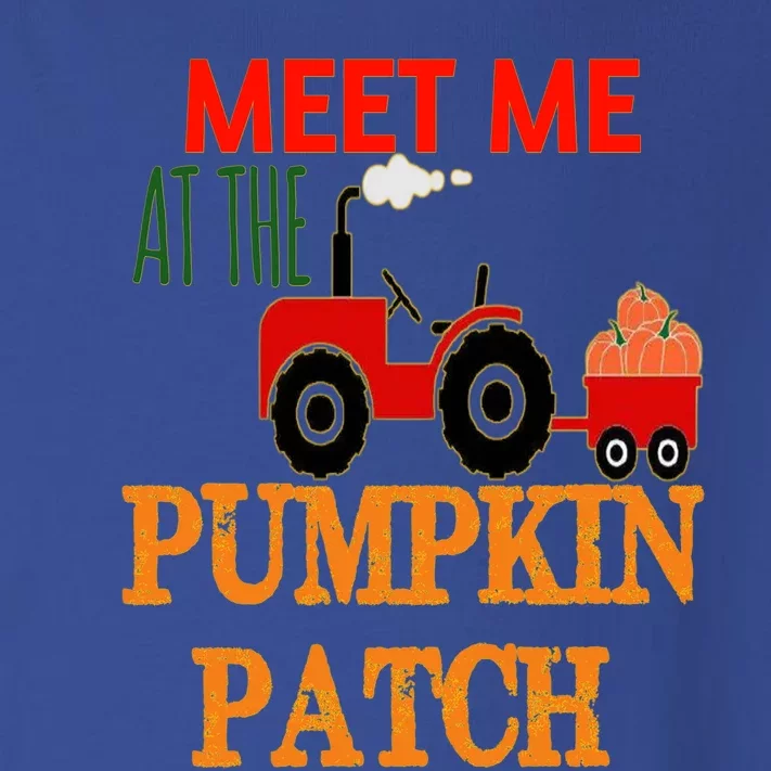 Meet Me At The Pumpkin Patch Cute Truck For Halloween Gift Toddler Long Sleeve Shirt