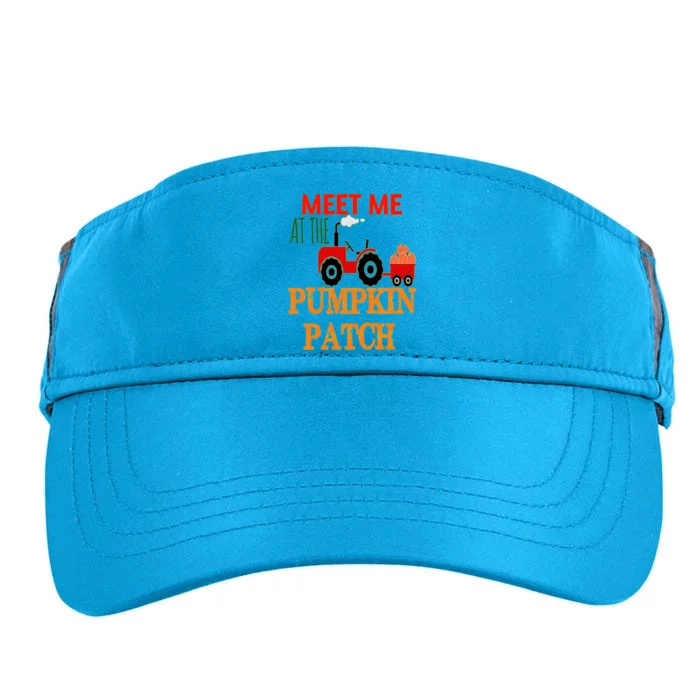 Meet Me At The Pumpkin Patch Cute Truck For Halloween Gift Adult Drive Performance Visor