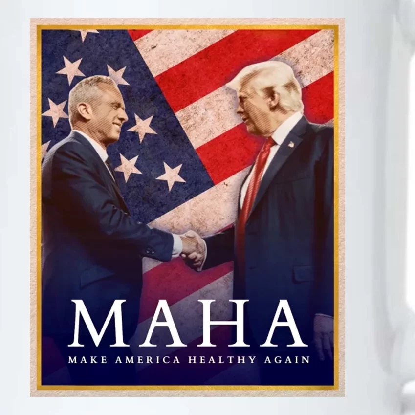 Maha Make America Healthy Again Usa Trump Kennedy Black Color Changing Mug