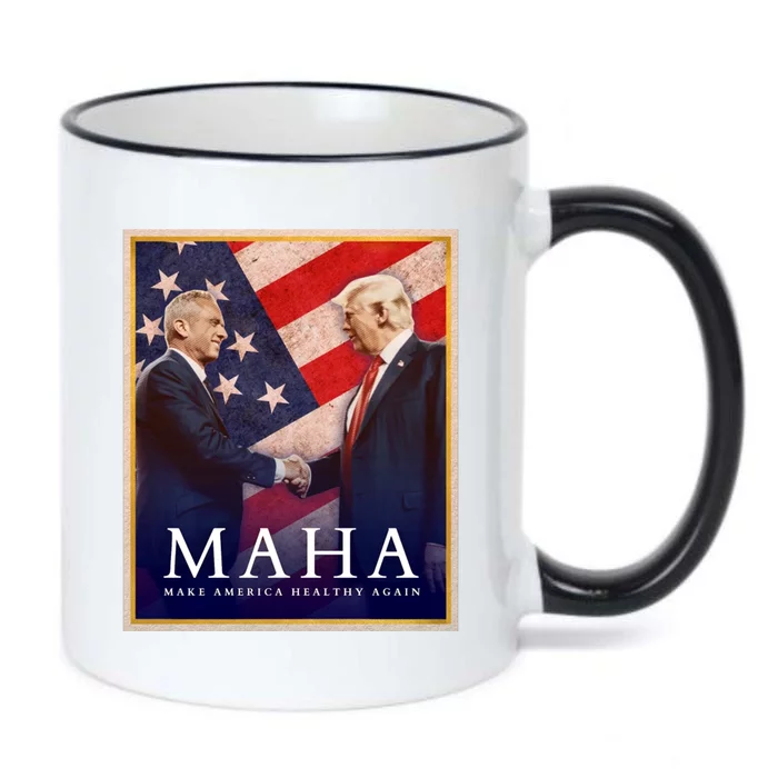 Maha Make America Healthy Again Usa Trump Kennedy Black Color Changing Mug