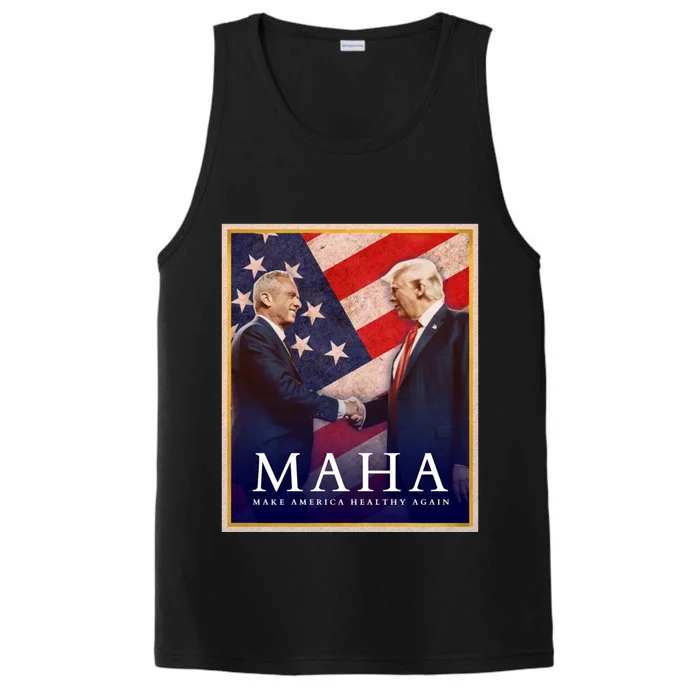 Maha Make America Healthy Again Usa Trump Kennedy Performance Tank