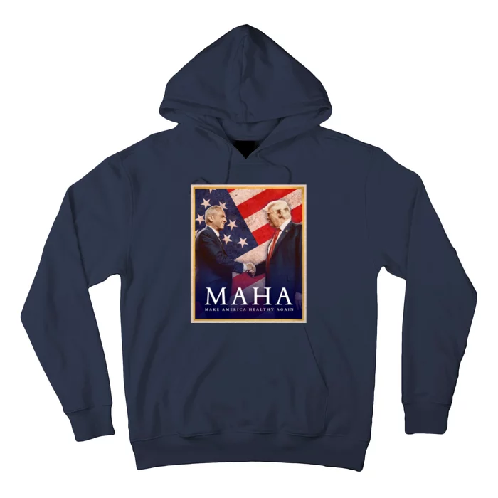 Maha Make America Healthy Again Usa Trump Kennedy Hoodie