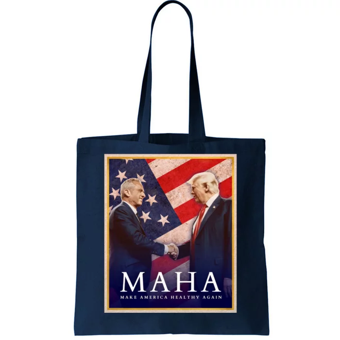 Maha Make America Healthy Again Usa Trump Kennedy Tote Bag