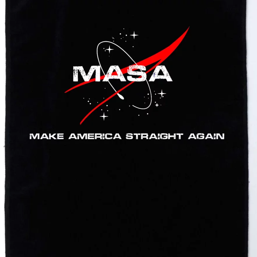 MASA Make America Straight Again Platinum Collection Golf Towel