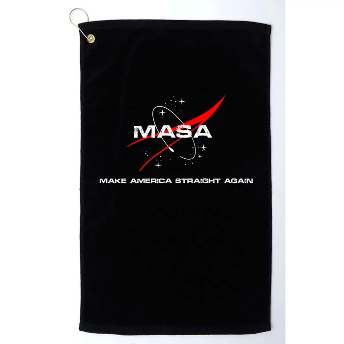 MASA Make America Straight Again Platinum Collection Golf Towel