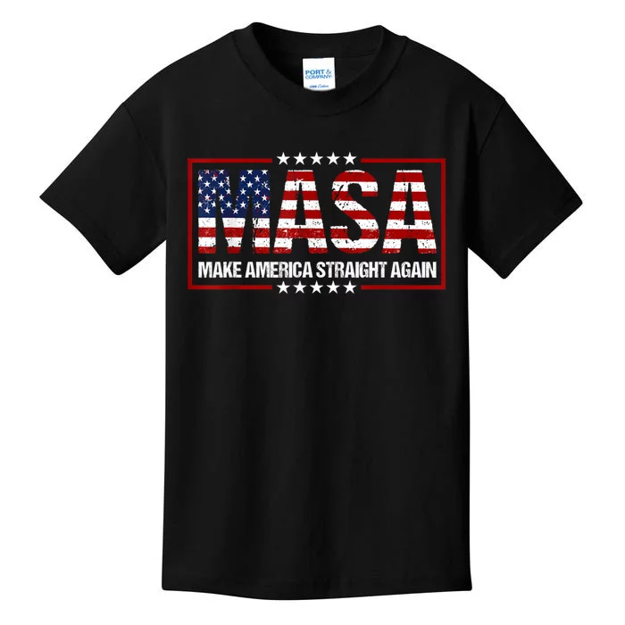 MASA Make America Straight Again Kids T-Shirt