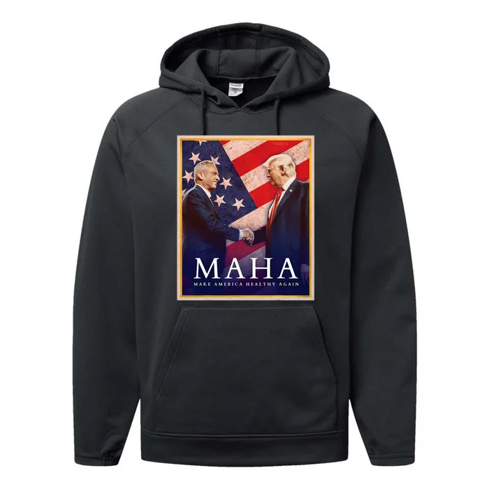 Maha Make America Healthy Again 2024 Performance Fleece Hoodie