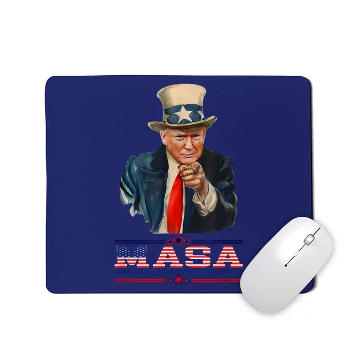 Masa Make America Straight Again Mousepad