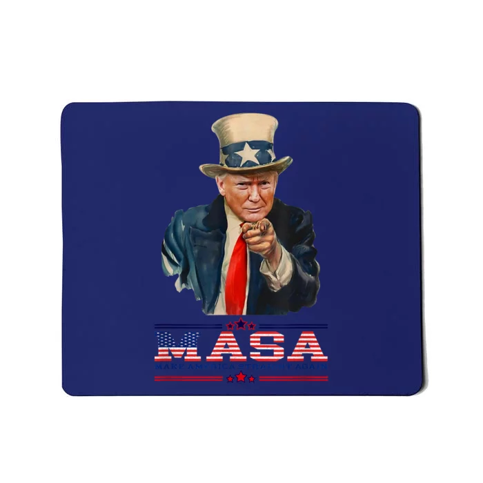 Masa Make America Straight Again Mousepad