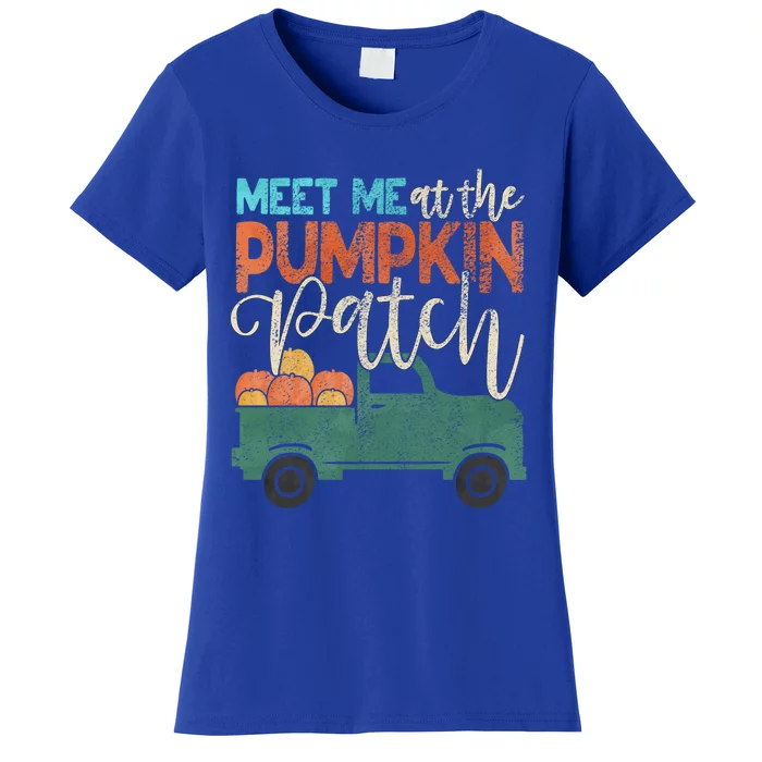 Meet Me At The Pumpkin Patch Pickup Thanksgiving Xmas Outfit Great Gift Women's T-Shirt