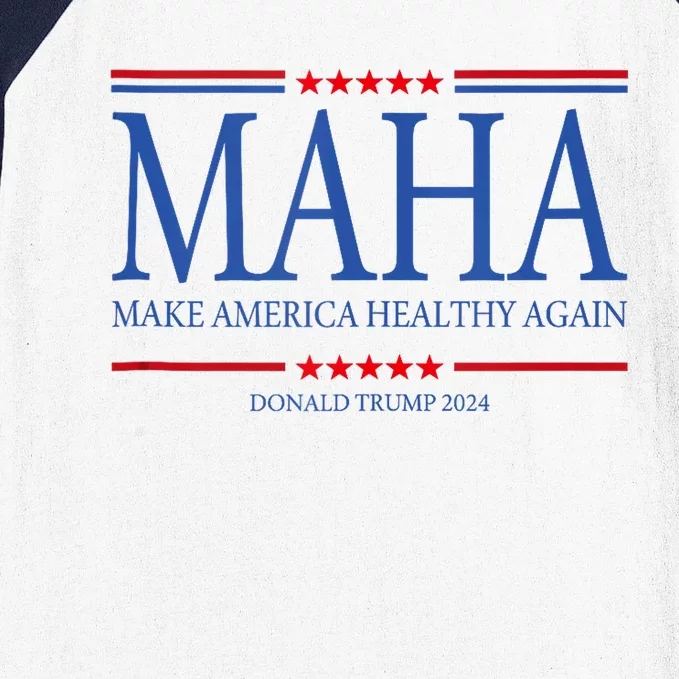 Maha Make America Healthy Again Baseball Sleeve Shirt