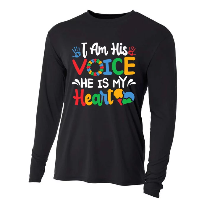 Mom Mama Autistic Autism Awareness Month Premium Cooling Performance Long Sleeve Crew