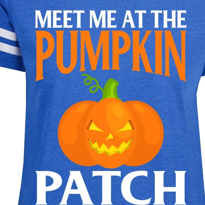 Meet Me At The Pumpkin Patch Cute Gift Enza Ladies Jersey Football T-Shirt