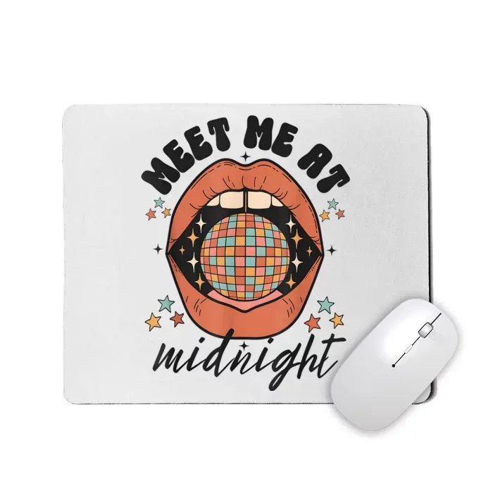 Meet Me At Midnight Funny Santa Christmas Xmas Mousepad