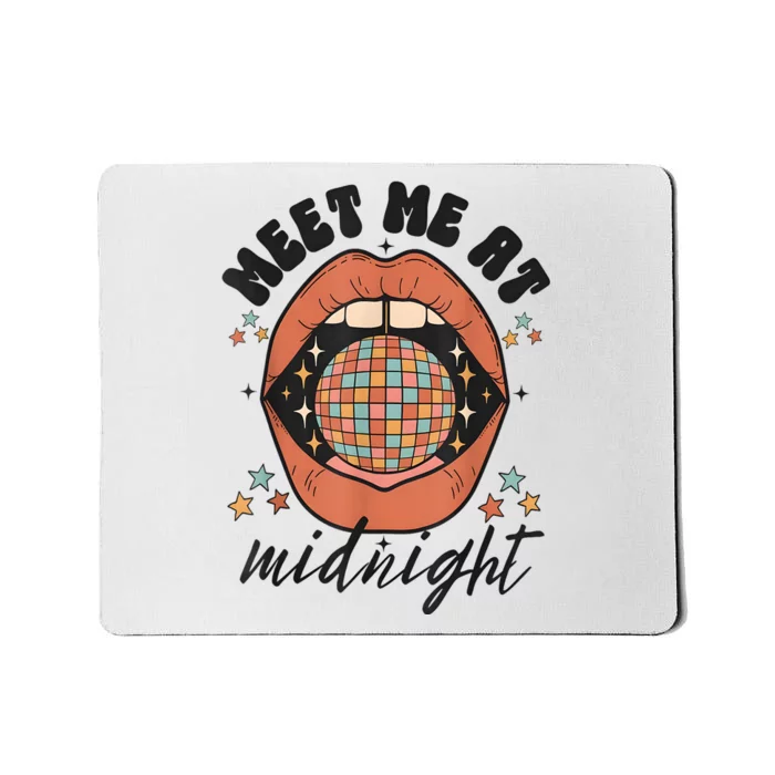 Meet Me At Midnight Funny Santa Christmas Xmas Mousepad