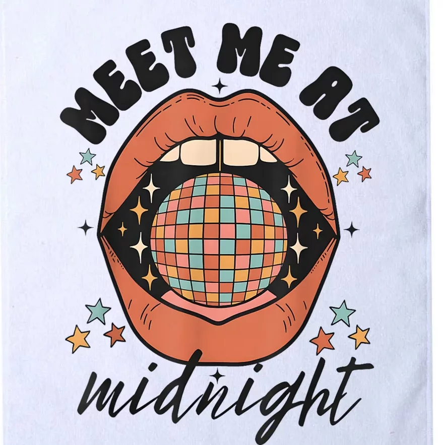 Meet Me At Midnight Funny Santa Christmas Xmas Platinum Collection Golf Towel