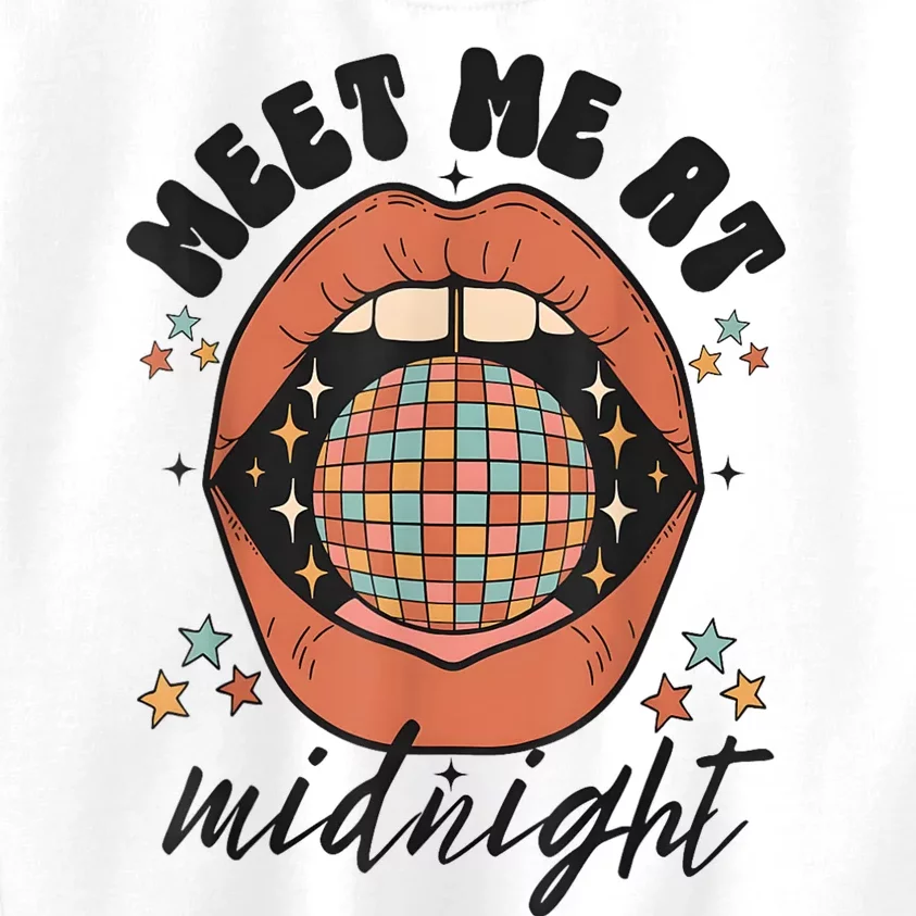 Meet Me At Midnight Funny Santa Christmas Xmas Kids Sweatshirt