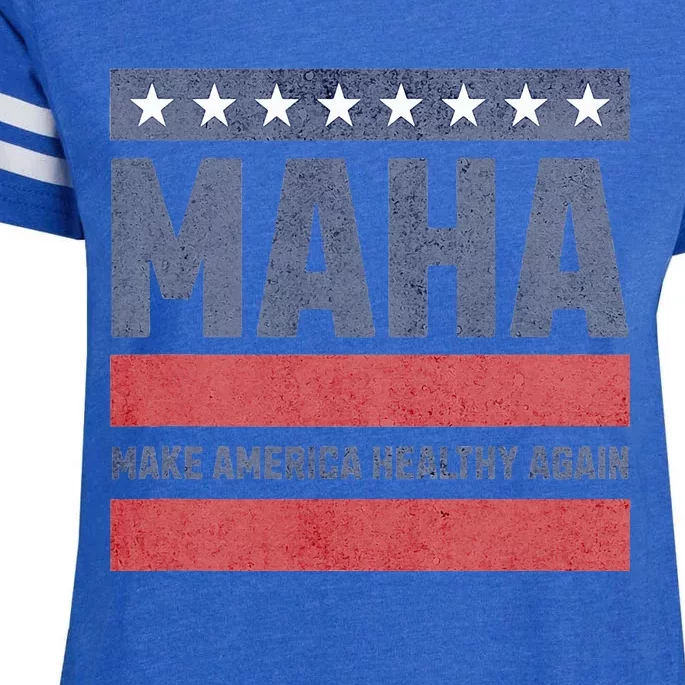 Maha Make America Healthy Again Enza Ladies Jersey Football T-Shirt