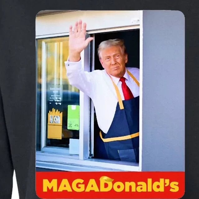 MagadonaldS Cropped Pullover Crew