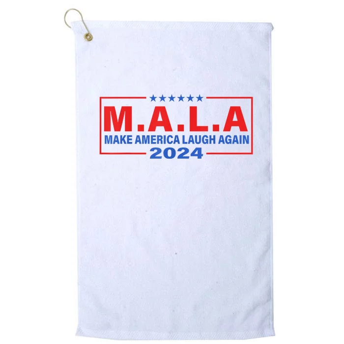 Mala Make America Laugh Again 2024 Platinum Collection Golf Towel