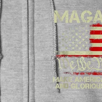 MAGAGA Make America Great And Glorious Again Full Zip Hoodie