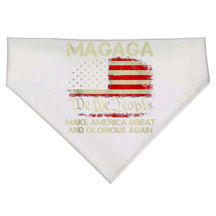 MAGAGA Make America Great And Glorious Again USA-Made Doggie Bandana