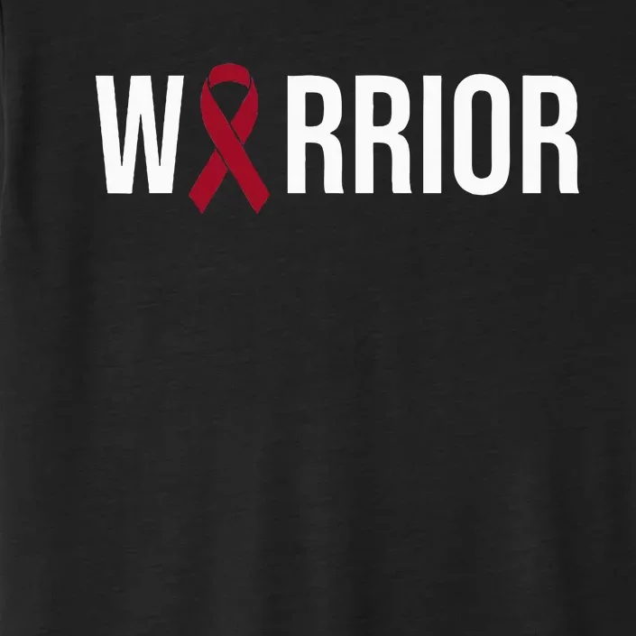 Multiple Myeloma Awareness Burgundy Ribbon Warrior ChromaSoft Performance T-Shirt