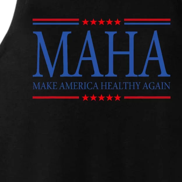 Maha Make America Healthy Ladies Tri-Blend Wicking Tank