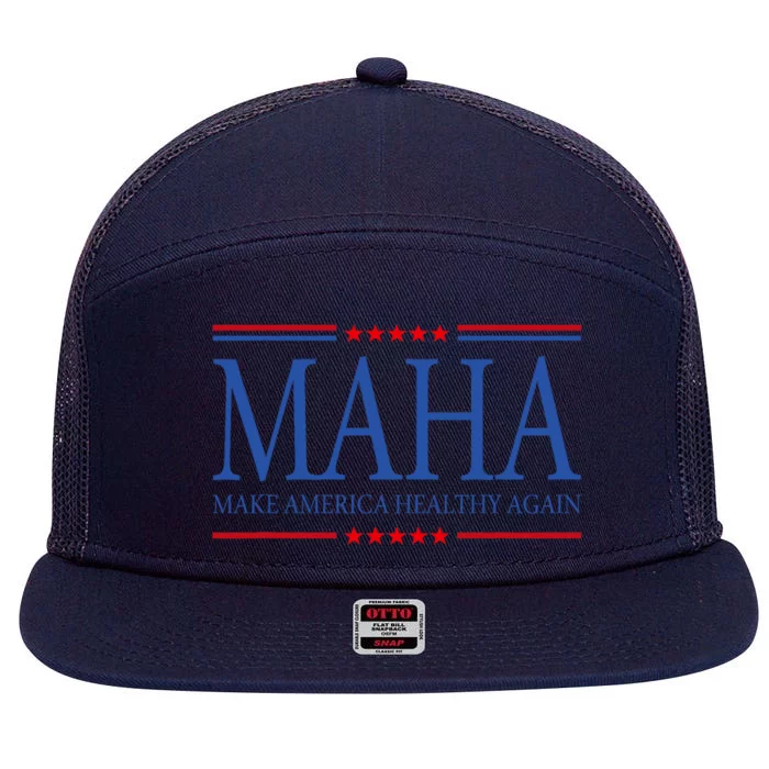 Maha Make America Healthy 7 Panel Mesh Trucker Snapback Hat