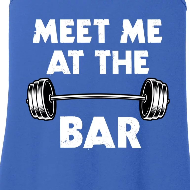 Meet Me At The Bar Gym Gift Ladies Essential Tank