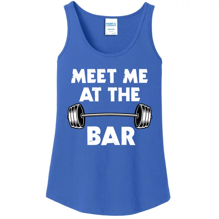 Meet Me At The Bar Gym Gift Ladies Essential Tank