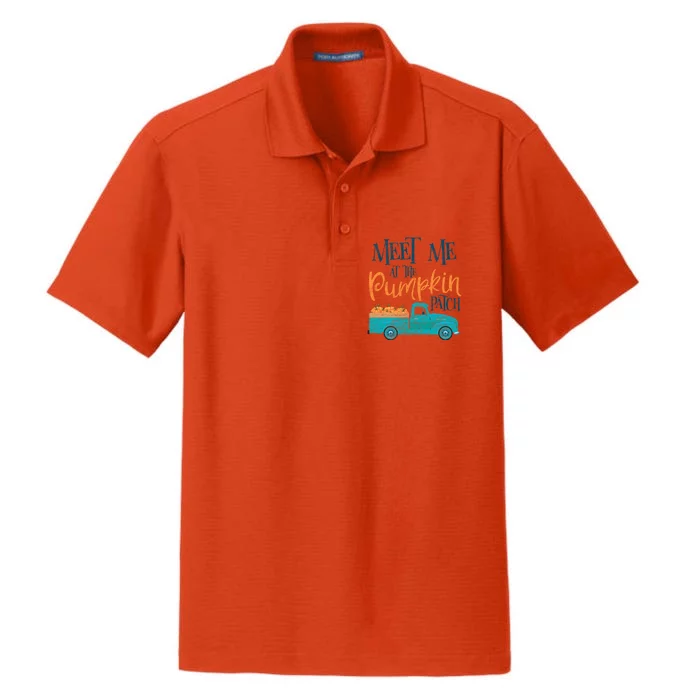 Meet Me At The Pumpkin Patch Cool Gift Dry Zone Grid Performance Polo