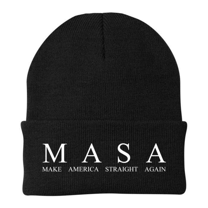 Masa Make America Straight Again Knit Cap Winter Beanie