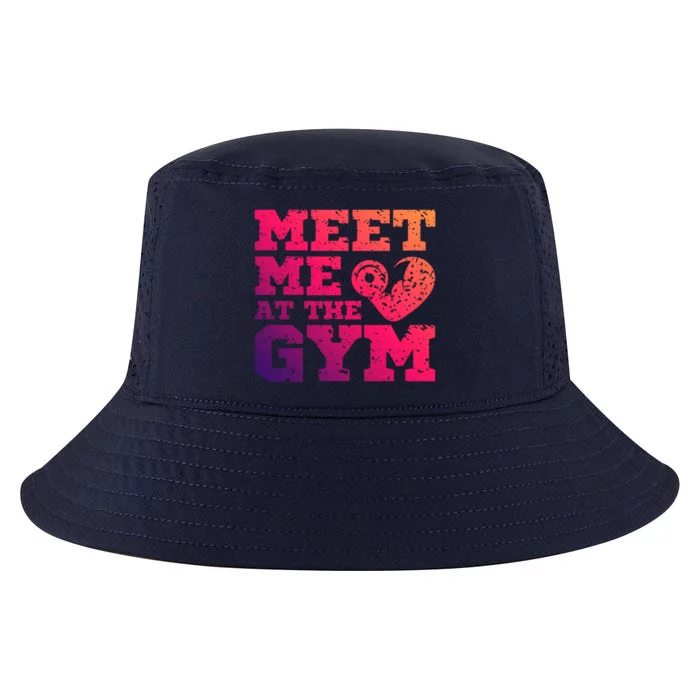 Meet Me At The Gym Funny Gym Quote Fitness Lovers Workout Gift Cool Comfort Performance Bucket Hat