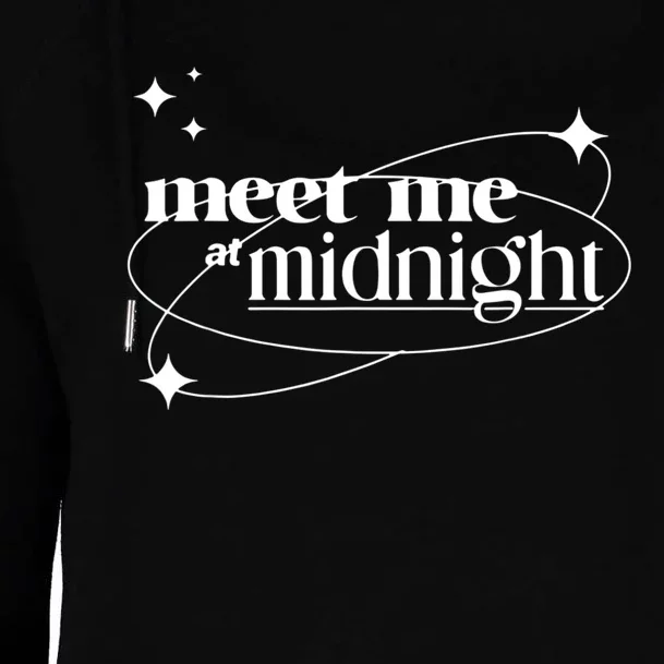 Meet Me At Midnight Womens Funnel Neck Pullover Hood