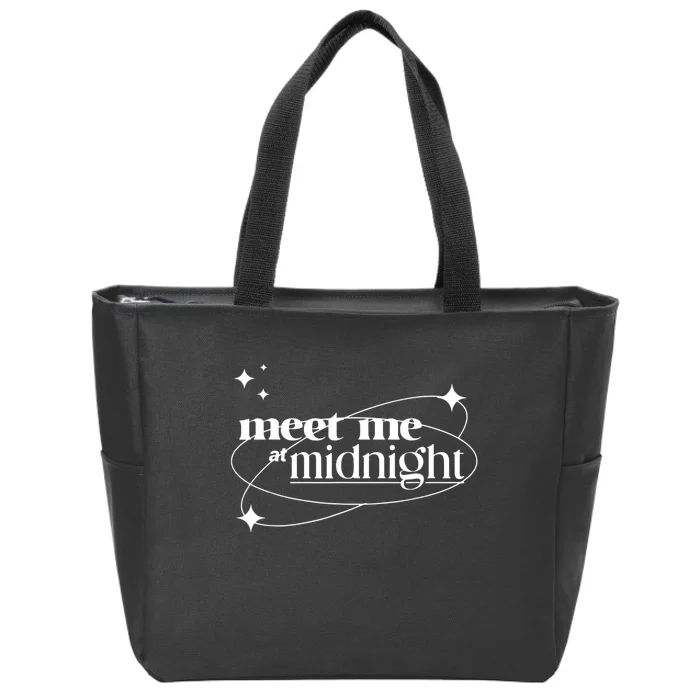 Meet Me At Midnight Zip Tote Bag