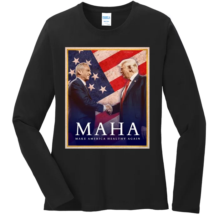 Maha Make America Healthy Again Ladies Long Sleeve Shirt