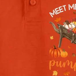 Meet Me At The Pumpkin Patch Gift Dry Zone Grid Performance Polo