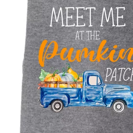 Meet Me At The Pumpkin Patch Cute Halloween Doggie 3-End Fleece Hoodie