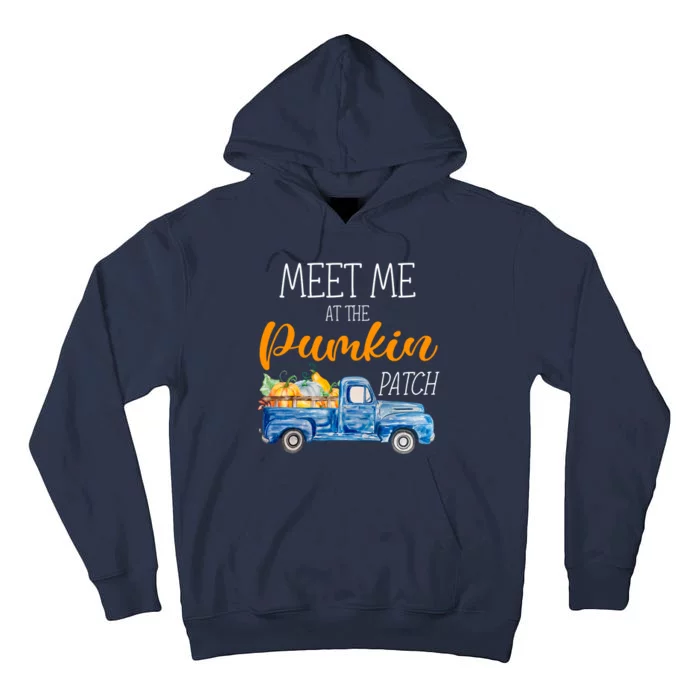 Meet Me At The Pumpkin Patch Cute Halloween Tall Hoodie