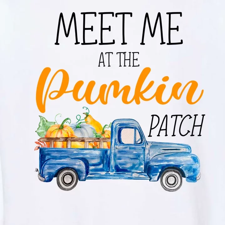 Meet Me At The Pumpkin Patch Cute Halloween Garment-Dyed Sweatshirt