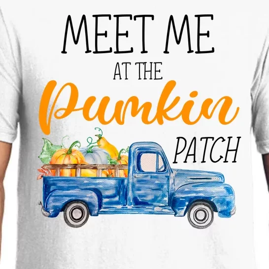 Meet Me At The Pumpkin Patch Cute Halloween Pajama Set