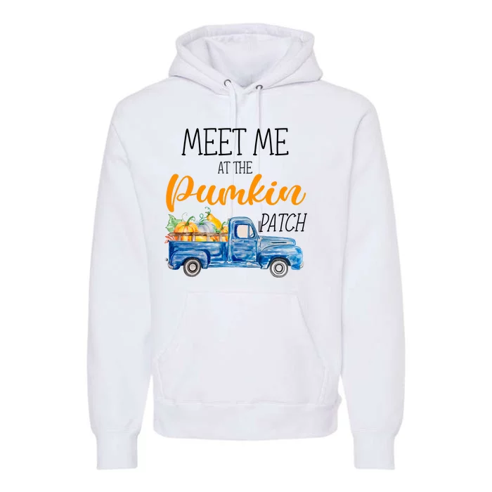 Meet Me At The Pumpkin Patch Cute Halloween Premium Hoodie