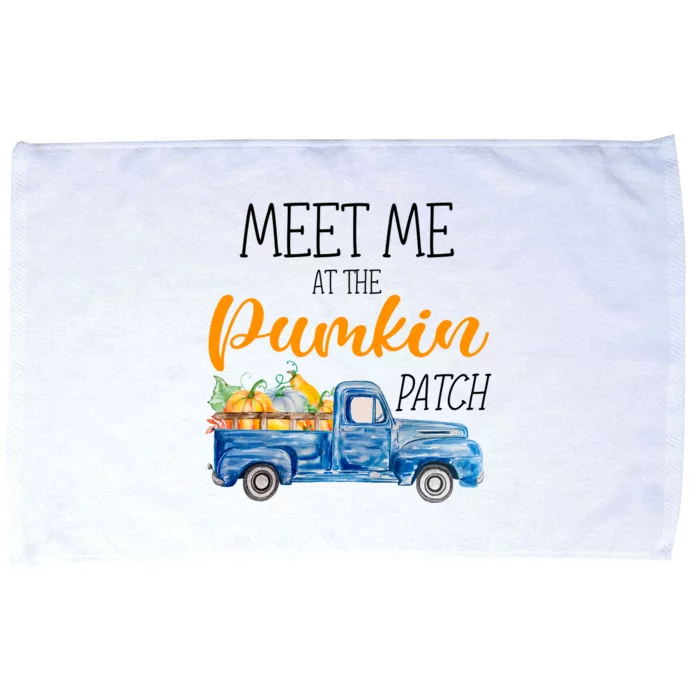 Meet Me At The Pumpkin Patch Cute Halloween Microfiber Hand Towel