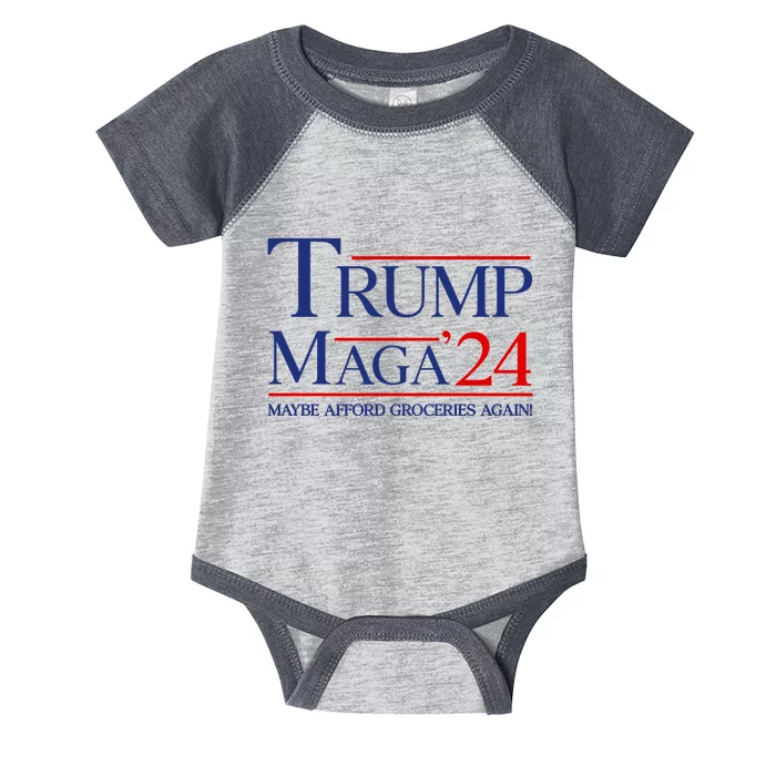 Maga Maybe Afford Groceries Again Infant Baby Jersey Bodysuit