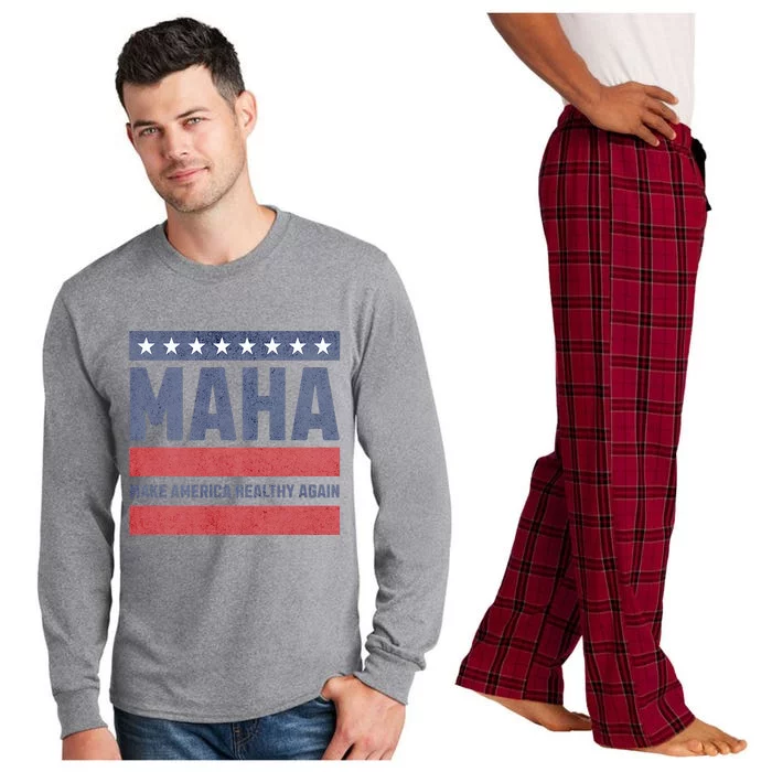 Maha Make America Healthy Again Long Sleeve Pajama Set