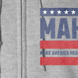 Maha Make America Healthy Again Full Zip Hoodie