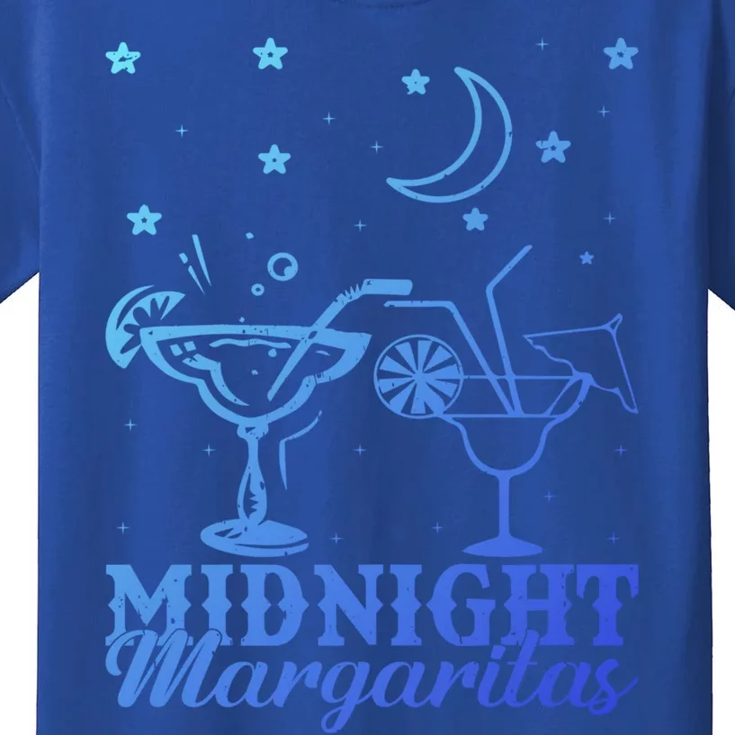 Midnight Margaritas Alcoholic Beverage Alcohol Gift Kids T-Shirt